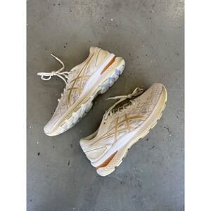 Asics Gel Nimbus 22 Knit Running Shoes Womens 10 Biege‎ Flyte Foam  1012A678